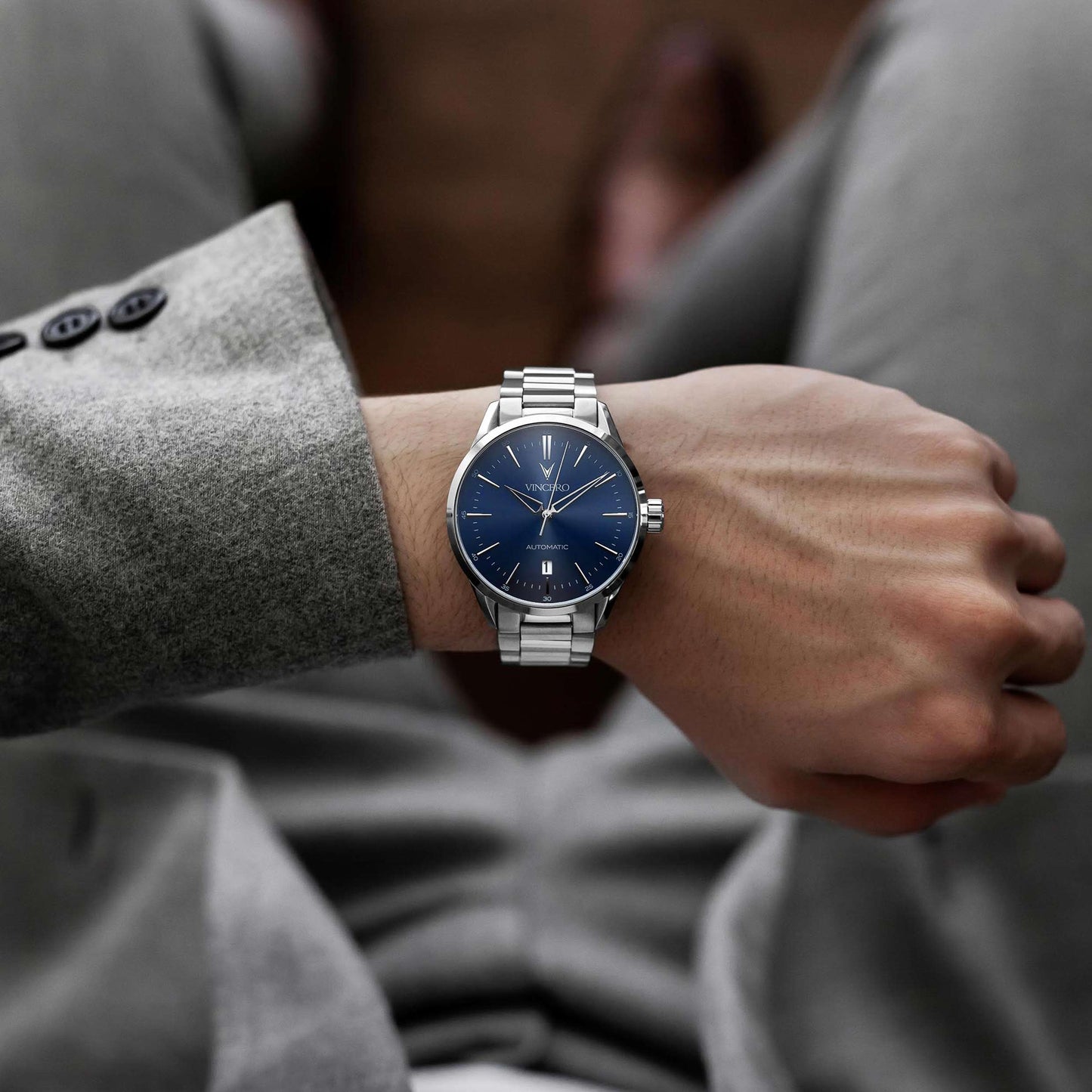 Icon Automatic - Silver/Blue