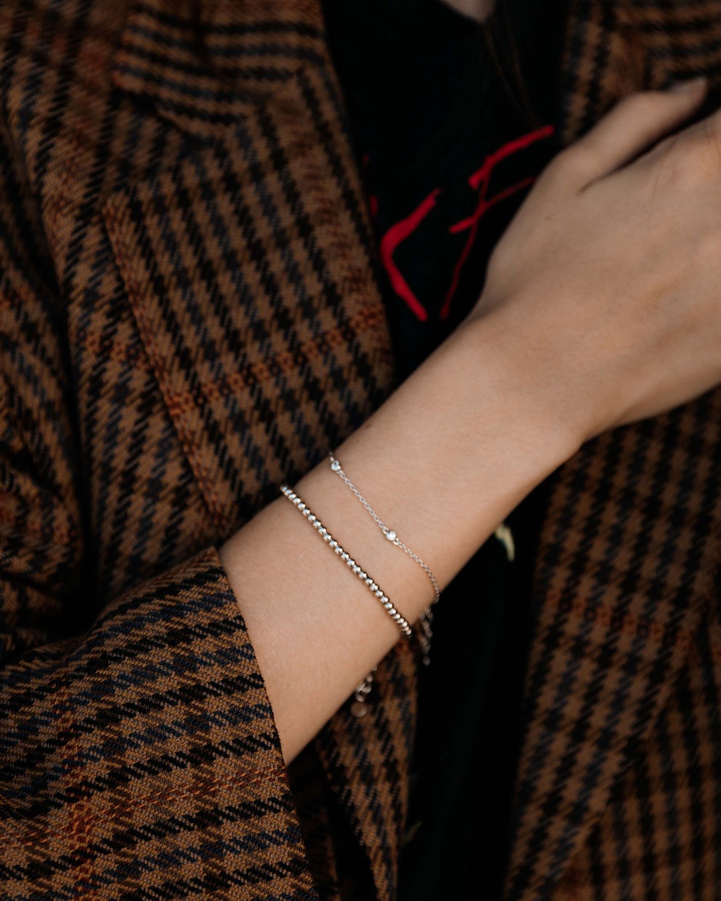 The Sapphire Trio Bracelet - Silver