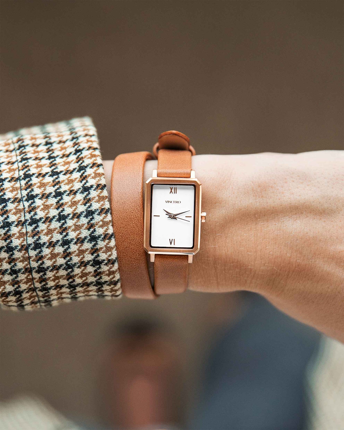 Natural Leather Double - Saddle Brown 12mm